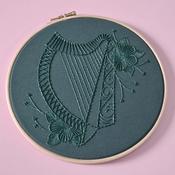 irish harp pdf pattern — be alice.
