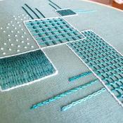 abstract crewelwork pdf pattern — be alice.