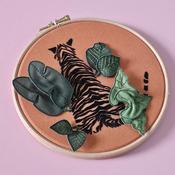 stumpwork tiger pdf pattern — be alice.