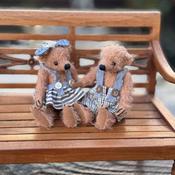 Little Mohair Bear Couple