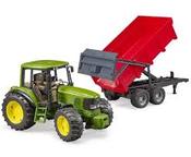 John Deere 6920 W/Tipping Trailer Red image