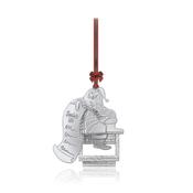 TIPPERARY CRYSTAL Santa on the Chimney Heirloom Christmas Decoration image