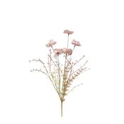 Poppy Artificial Branch Dried flowers 53cm Pink