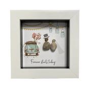 Mini Pebble Art Forever Starts Today - White image