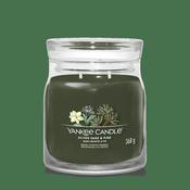 Silver Sage &amp; Pine Signature Medium Jar Yankee Candle 368g image