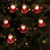 Noma 10 Santa String Light With Warm White Berry Lights - B/O image