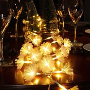 Noma 20 Warm White Small Flower Fibre Optic String Light - Easytimer image