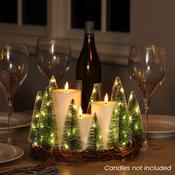 Noma Tree Table Wreath With Bristle Trees (Candles not incl.) image