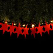 Noma DIY Paper String Light - Red Star With Warm White Leds image