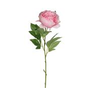 Mica Decorations Pink Peony Artificial Flower 76cm image