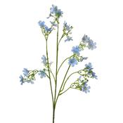 Mini Polyester Flowers on Stem Spray Blue image