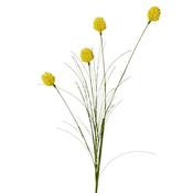 Ball Flowers on Stem Spray Yellow image