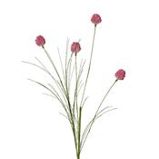 Ball Flowers on Stem Spray Pink image