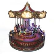 LED Musical Christmas Carousel 30 x 36cm image