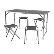 Camp Active Folding Picnic Set with Table and 4 Stools image