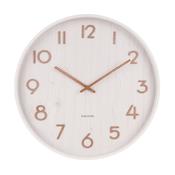 Wall Clock Pure Medium White Basswood image