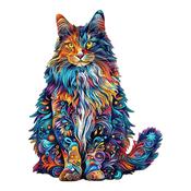 Wooden Puzzle 300pcs - Siberian Cat image