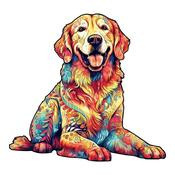Wooden Puzzle 300pcs - Golden Retriever image