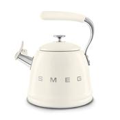 Smeg WKF01CR 50's Retro Style Whistling Kettle 2.3 Litre - Cream image