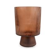 Ridged LED Touch Lamp - Amber image