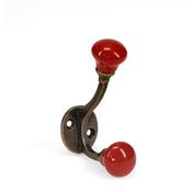 Ceramic Double Hook – Red image