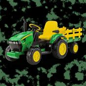 John Deere 12V Ground Force Tractor &amp; Trailer image