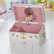 Rainbow Unicorn Musical Kids Jewellery Box image