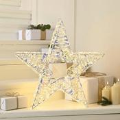 Festive Lit Star Shimmer Star 60cm