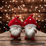 Plush Mushroom Gnome 26cm Assorted - One Supplied*