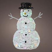 LED Snowman Acrylic Soft Multi 65cm 80L
