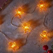 Gingerbread String Lights - Set of 20 image