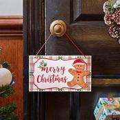Gingerbread Merry Christmas Sign image