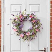 Lovely Lilac Whirl Wreath 45cm image