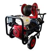 Maxflow Industrial Pressure Washer - Honda GX390 21 LPM Comet Pump Trolley Frame + Reel image