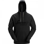 Snickers Logo Hoodie 2894 Black - Size Large image