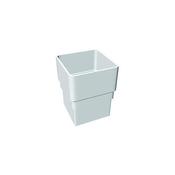 Downpipe White Sq Joiner 68Mm Rss1