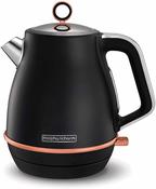 Morphy Richards 104414 I Evoke Rose Gold Black Retro Kettle in