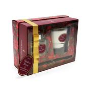 TIPPERARY CRYSTAL Poinsettia Candle &amp; Diffuser Set - Christmas Berries image
