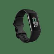 Fitbit Charge 6 Fitness Tracker - Obsidian/Black image
