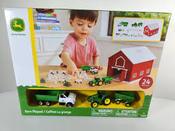 1:64 John Deere 24 Piece Farm Playset With Red Barn image