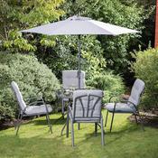 Madison Grey 6 Piece Deluxe Garden Furniture Set image