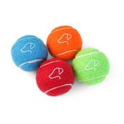 Zoon 5cm Mini Squeaky Pooch Tennis Balls - 4 Pack image