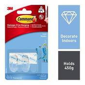 Command Small Clear Hook 3M17092Clr image