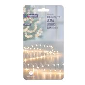Premier 40 Large LED Battery Operated Ultrabrights - Warm White image