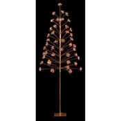 6ft Premier Sparkle Tree Rose Gold with 660 LED Warm White Microbrights Christmas Tree - 180cm image