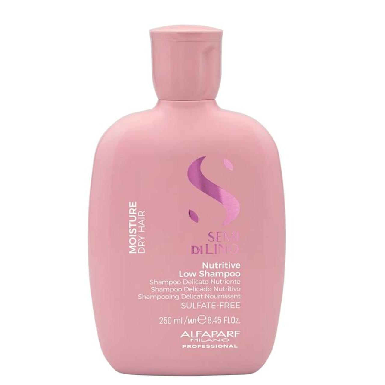 Alfaparf Semi Di Lino Nutritive Shampoo 250ml for Dry Hair - Sulfate-Free