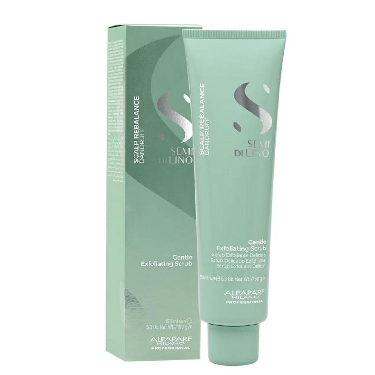Alfaparf Semi Di Lino Scalp Rebalance Dandruff Gentle Exfoliating Scrub 150ml, Exfoliating Scrub, Image Features: Dandruff, Gentle, Semi Di Lino