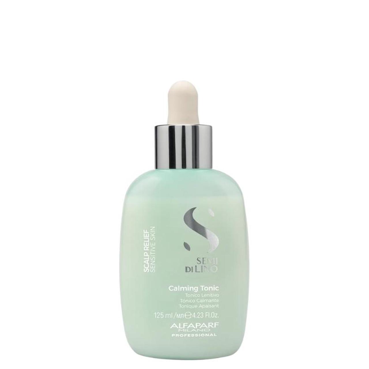 Alfaparf Semi Di Lino Scalp Relief Calming Tonic for Sensitive Skin 125ml - Soothes Itchy Scalp
