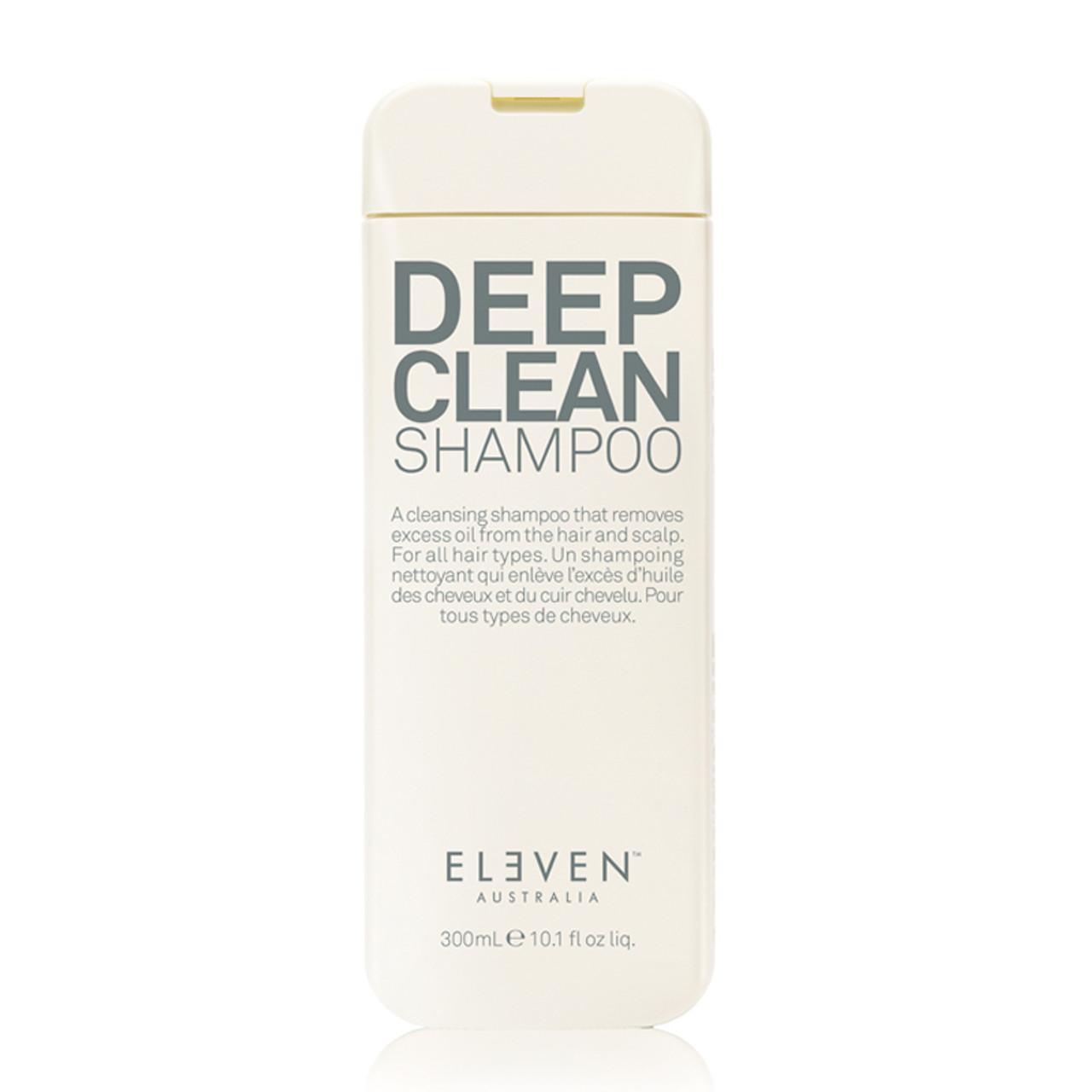 Eleven Deep Clean Shampoo for all hair types, removes excess oil from the hair and scalp, 300ml