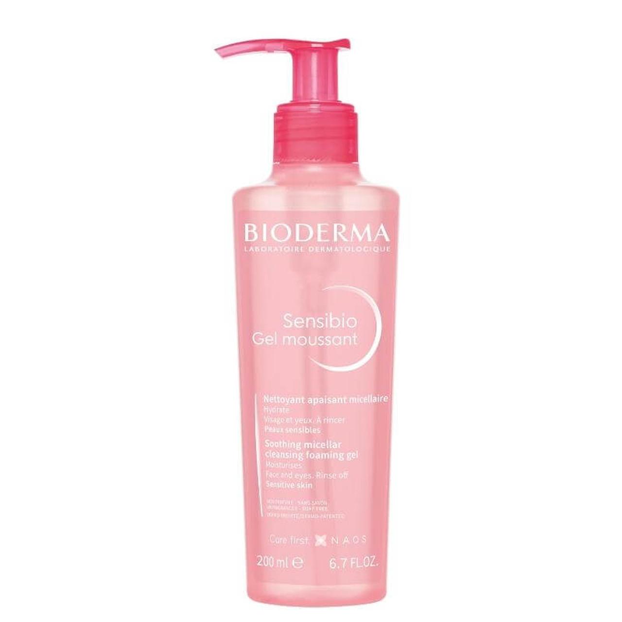 Bioderma Sensibio Foaming Gel Cleanser - Soothing, Moisturises, Face and Eyes, Sensitive Skin - 200ml